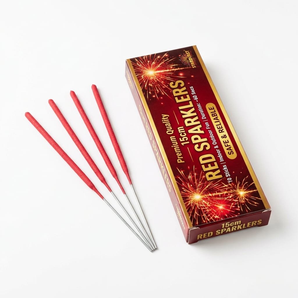 15 CM RED SPARKLER